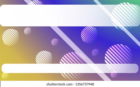 Colorful Gradient Color Background with Line, Circle. Wallpaper. For Greeting Card, Flyer, Poster, Brochure, Banner Calendar. Vector Illustration