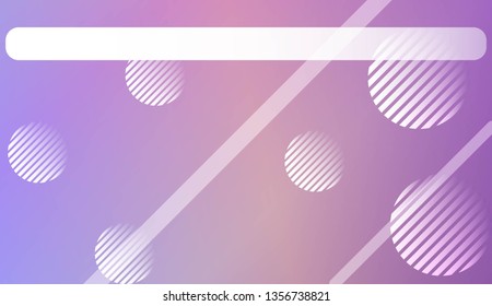 Colorful Gradient Color Background with Line, Circle. Wallpaper. For Greeting Card, Flyer, Poster, Brochure, Banner Calendar. Vector Illustration