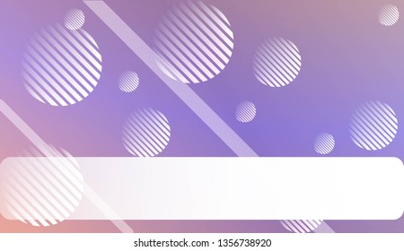 Colorful Gradient Color Background with Line, Circle. Wallpaper. For Greeting Card, Flyer, Poster, Brochure, Banner Calendar. Vector Illustration