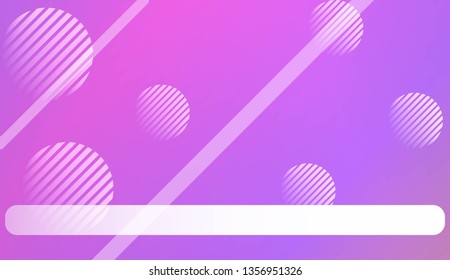 Colorful Gradient Color Background with Line, Circle. Wallpaper. For Brochure, Banner, Wallpaper, Mobile Screen. Vector Illustration