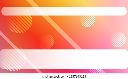 Colorful Gradient Color Background with Line, Circle. Wallpaper. For Your Bright Website Pattern, Banner Header. Vector Illustration