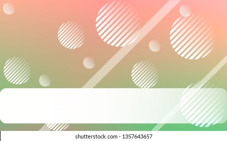 Colorful Gradient Color Background with Line, Circle. Wallpaper. For Bright Website Banner, Invitation Card, Scree Wallpaper. Vector Illustration