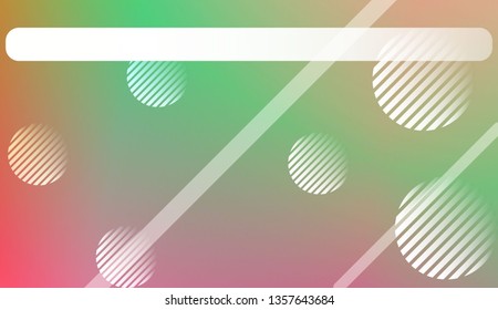 Colorful Gradient Color Background with Line, Circle. Wallpaper. For Your Bright Website Pattern, Banner Header. Vector Illustration