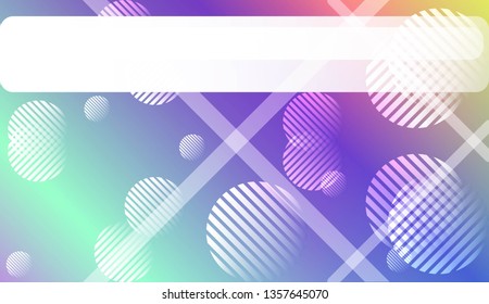 Colorful Gradient Color Background with Line, Circle. Wallpaper. For Bright Website Banner, Invitation Card, Scree Wallpaper. Vector Illustration