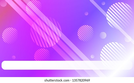 Colorful Gradient Color Background with Line, Circle. Wallpaper. For Your Bright Website Pattern, Banner Header. Vector Illustration