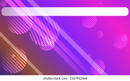 Colorful Gradient Color Background with Line, Circle. Wallpaper. For Brochure, Banner, Wallpaper, Mobile Screen. Vector Illustration