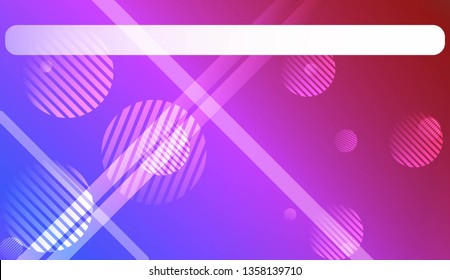 Colorful Gradient Color Background with Line, Circle. Wallpaper. For Brochure, Banner, Wallpaper, Mobile Screen. Vector Illustration