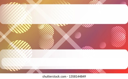 Colorful Gradient Color Background with Line, Circle. Wallpaper. For Greeting Card, Flyer, Poster, Brochure, Banner Calendar. Vector Illustration