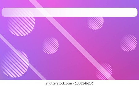 Colorful Gradient Color Background with Line, Circle. Wallpaper. For Brochure, Banner, Wallpaper, Mobile Screen. Vector Illustration