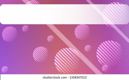Colorful Gradient Color Background with Line, Circle. Wallpaper. For Greeting Card, Flyer, Poster, Brochure, Banner Calendar. Vector Illustration
