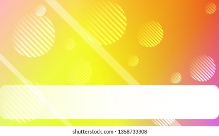 Colorful Gradient Color Background with Line, Circle. Wallpaper. For Your Bright Website Pattern, Banner Header. Vector Illustration