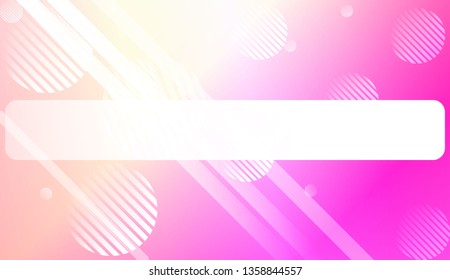 Colorful Gradient Color Background with Line, Circle. Wallpaper. For Your Bright Website Pattern, Banner Header. Vector Illustration