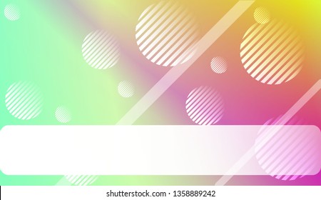 Colorful Gradient Color Background with Line, Circle. Wallpaper. For Bright Website Banner, Invitation Card, Scree Wallpaper. Vector Illustration