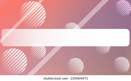 Colorful Gradient Color Background with Line, Circle. Wallpaper. For Greeting Card, Flyer, Poster, Brochure, Banner Calendar. Vector Illustration