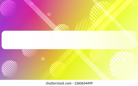 Colorful Gradient Color Background with Line, Circle. Wallpaper. For Your Bright Website Pattern, Banner Header. Vector Illustration
