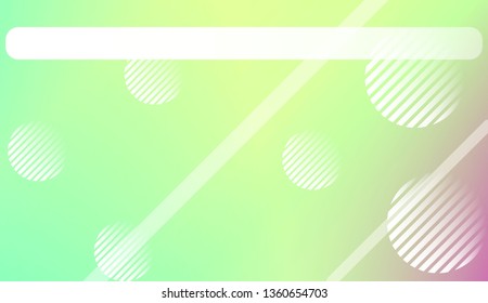 Colorful Gradient Color Background with Line, Circle. Wallpaper. For Your Bright Website Pattern, Banner Header. Vector Illustration