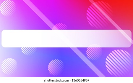 Colorful Gradient Color Background with Line, Circle. Wallpaper. For Your Bright Website Pattern, Banner Header. Vector Illustration