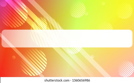 Colorful Gradient Color Background with Line, Circle. Wallpaper. For Bright Website Banner, Invitation Card, Scree Wallpaper. Vector Illustration