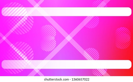 Colorful Gradient Color Background with Line, Circle. Wallpaper. For Your Bright Website Pattern, Banner Header. Vector Illustration