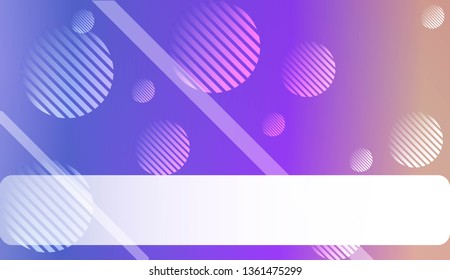 Colorful Gradient Color Background with Line, Circle. Wallpaper. For Brochure, Banner, Wallpaper, Mobile Screen. Vector Illustration