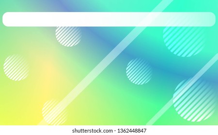 Colorful Gradient Color Background with Line, Circle. Wallpaper. For Bright Website Banner, Invitation Card, Scree Wallpaper. Vector Illustration