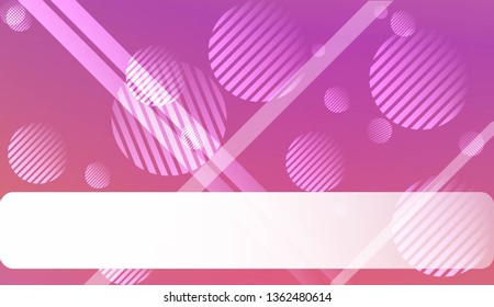 Colorful Gradient Color Background with Line, Circle. Wallpaper. For Greeting Card, Flyer, Poster, Brochure, Banner Calendar. Vector Illustration