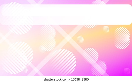 Colorful Gradient Color Background with Line, Circle. Wallpaper. For Brochure, Banner, Wallpaper, Mobile Screen. Vector Illustration.