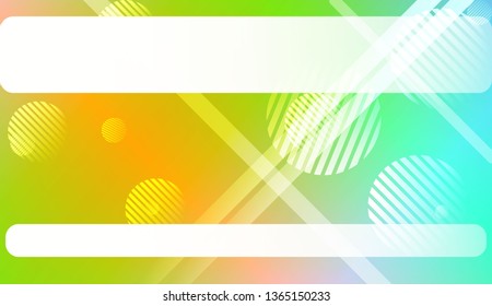 Colorful Gradient Color Background with Line, Circle. Wallpaper. For Your Design Ad, Banner, Cover Page. Vector Illustration