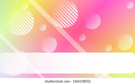 Colorful Gradient Color Background with Line, Circle. Wallpaper. For Your Design Ad, Banner, Cover Page. Vector Illustration