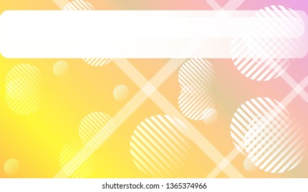 Colorful Gradient Color Background with Line, Circle. Wallpaper. For Your Design Ad, Banner, Cover Page. Vector Illustration