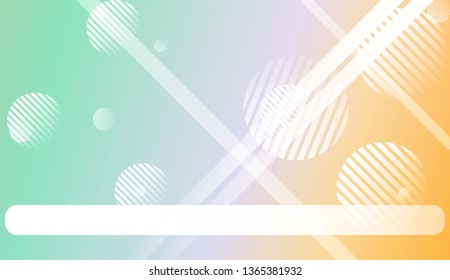 Colorful Gradient Color Background with Line, Circle. Wallpaper. For Your Design Ad, Banner, Cover Page. Vector Illustration