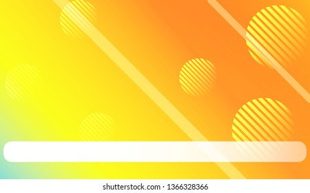 Colorful Gradient Color Background with Line, Circle. Wallpaper. For Brochure, Banner, Wallpaper, Mobile Screen. Vector Illustration.