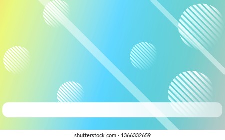 Colorful Gradient Color Background with Line, Circle. Wallpaper. For Your Design Ad, Banner, Cover Page. Vector Illustration