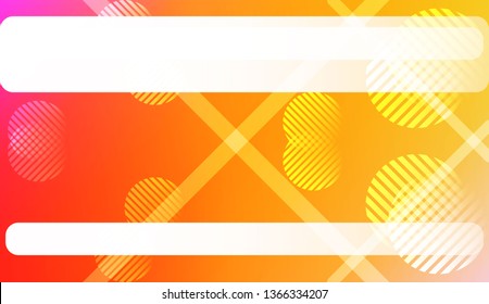 Colorful Gradient Color Background with Line, Circle. Wallpaper. For Brochure, Banner, Wallpaper, Mobile Screen. Vector Illustration.