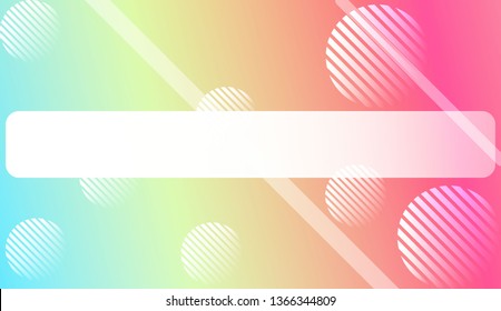 Colorful Gradient Color Background with Line, Circle. Wallpaper. For Your Design Ad, Banner, Cover Page. Vector Illustration