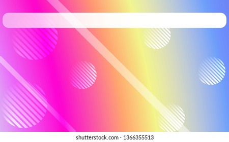 Colorful Gradient Color Background with Line, Circle. Wallpaper. For Your Design Ad, Banner, Cover Page. Vector Illustration
