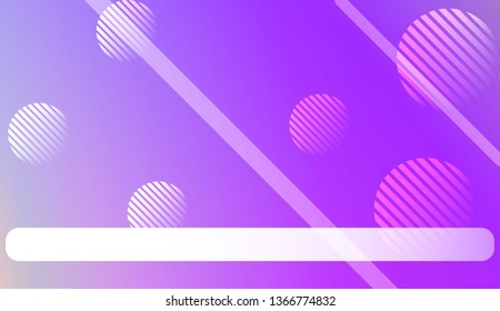 Colorful Gradient Color Background with Line, Circle. Wallpaper. For Brochure, Banner, Wallpaper, Mobile Screen. Vector Illustration.