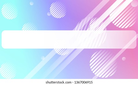 Colorful Gradient Color Background with Line, Circle. Wallpaper. For Brochure, Banner, Wallpaper, Mobile Screen. Vector Illustration.