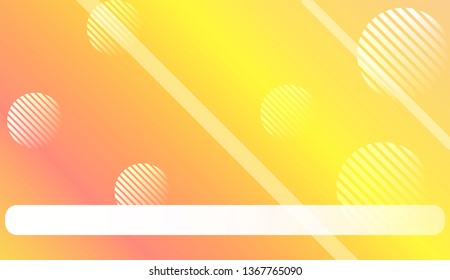 Colorful Gradient Color Background with Line, Circle. Wallpaper. For Brochure, Banner, Wallpaper, Mobile Screen. Vector Illustration.