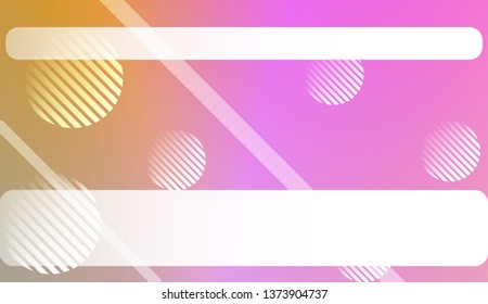 Colorful Gradient Color Background with Line, Circle. Wallpaper. For Brochure, Banner, Wallpaper, Mobile Screen. Vector Illustration.