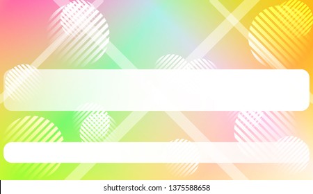 Colorful Gradient Color Background with Line, Circle. Wallpaper. For Your Design Ad, Banner, Cover Page. Vector Illustration