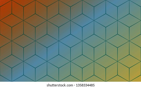 Colorful Gradient Color Background Wallpaper. For Bright Website Banner, Invitation Card, Scree Wallpaper. Vector Illustration.