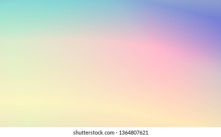 Colorful Gradient Color Background Wallpaper. For Greeting Card, Flyer, Poster, Brochure, Banner Calendar. Vector Illustration