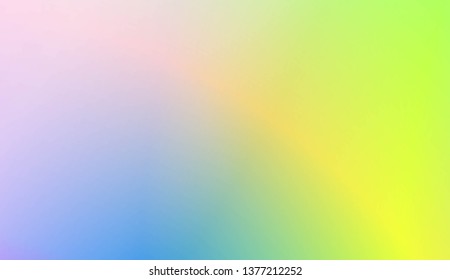Colorful Gradient Color Background Wallpaper. For Brochure, Banner, Wallpaper, Mobile Screen. Vector Illustration