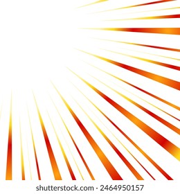 Colorful gradient concentrated line material