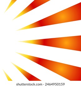 Colorful gradient concentrated line material