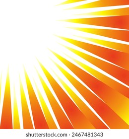 Colorful gradient concentrated line material