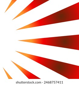 Colorful gradient concentrated line material
