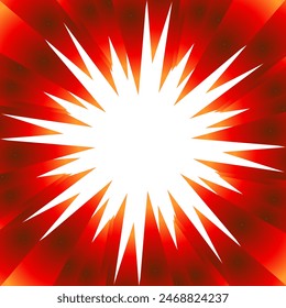 Colorful gradient concentrated line material