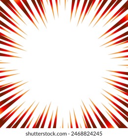 Colorful gradient concentrated line material